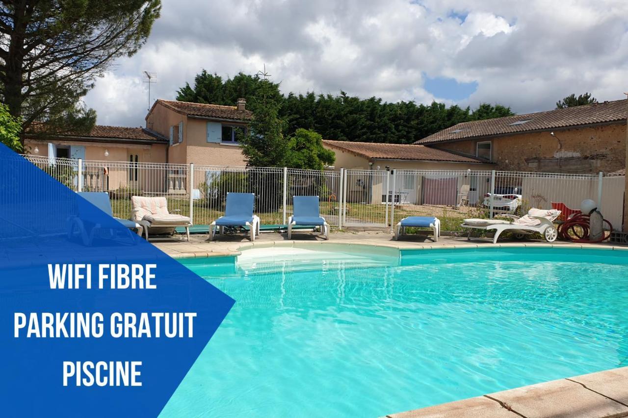 Bel Appartement T2 Climatise Avec Piscine Poitiers-Futuroscope-Creps De Poitiers Vouneuil-sous-Biard المظهر الخارجي الصورة
