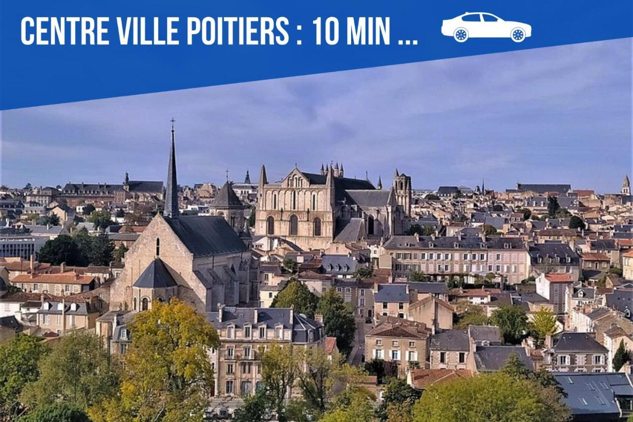 Bel Appartement T2 Climatise Avec Piscine Poitiers-Futuroscope-Creps De Poitiers Vouneuil-sous-Biard المظهر الخارجي الصورة