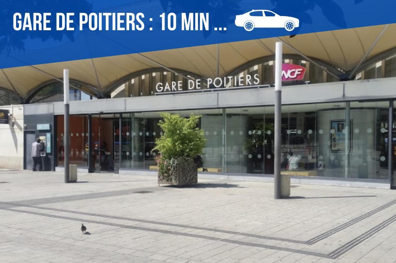 Bel Appartement T2 Climatise Avec Piscine Poitiers-Futuroscope-Creps De Poitiers Vouneuil-sous-Biard المظهر الخارجي الصورة
